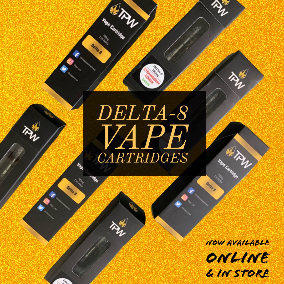 **NEW PRODUCT** Our Delta-8 Vape Cartridge contains 700mg of Delta-8 per cartridge!! 
Available in Strawberry Cough, Gelato, Watermelon, Thin Mint Cookies and Bubba Kush Indica, Sativa or Hybrid strains. NOW AVAILABLE 
#delta8 #delta8thc #delta8cartridges #BlackOwned #thc