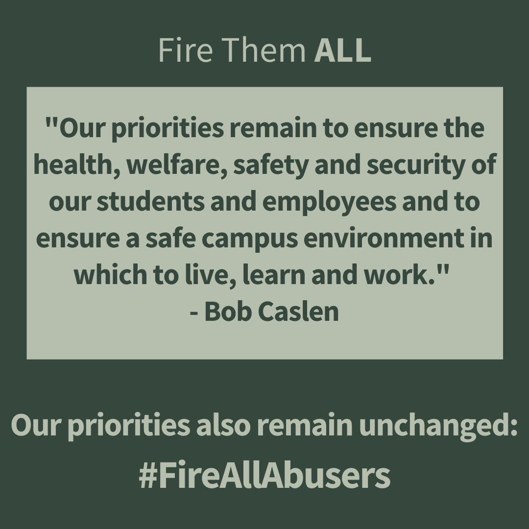 Fire All Abusers USC tweet media