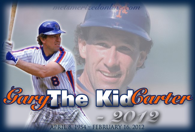 Happy Birthday in Heaven, Gary Carter.  We love you and miss you.   