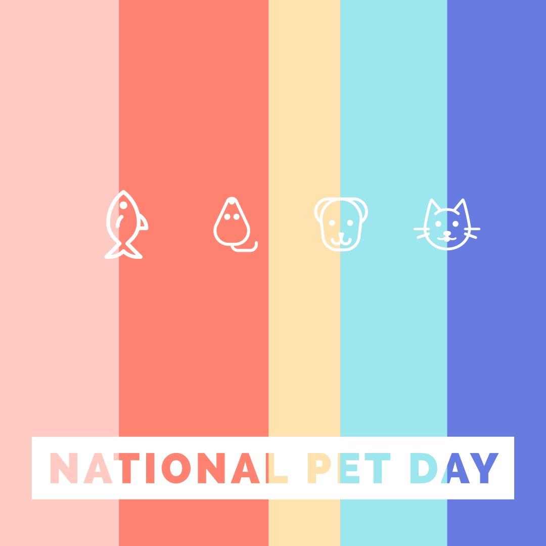 FirstTeeTulsa's tweet image. Happy National Pet Day!
