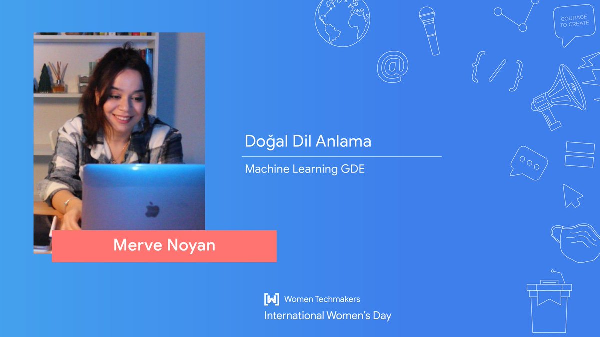 📢Women Techmakers Ekipleri ve Türkiye’deki kadın geliştiriciler olarak bu yılki International Women’s Day etkinliğimizin sıradaki konuşmacısını sizlerle paylaşmaktan büyük mutluluk duyuyoruz!