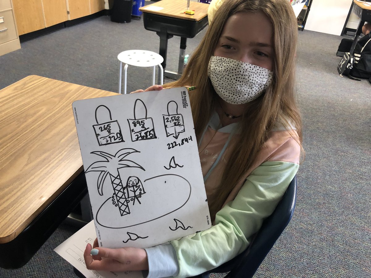 PinshowerWest5's tweet photo. We channeled our inner #TheChallenge36 with our math review today. Students had to “escape” from some precarious situations by solving multiplication problems. #mathislife #amberb #practiceyourmathfacts https://t.co/2VT0tTAzrm