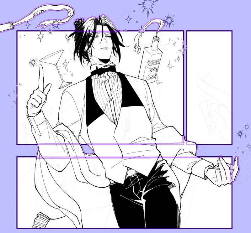 魔改造しすぎて元絵の面影がなくなってんだけど最高に楽しい 