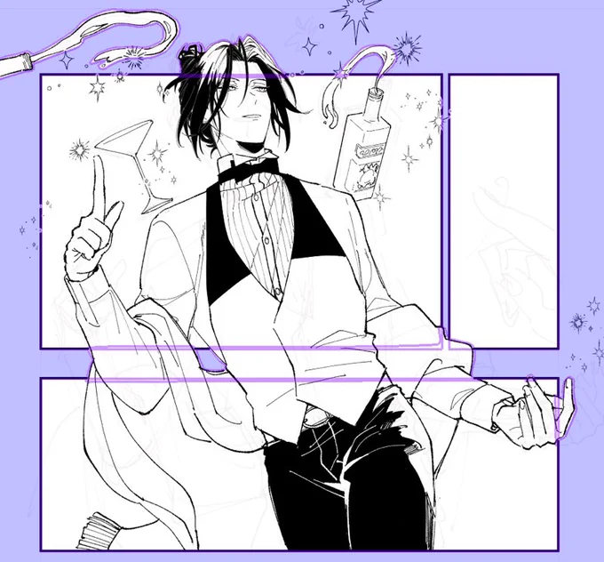 魔改造しすぎて元絵の面影がなくなってんだけど最高に楽しい 