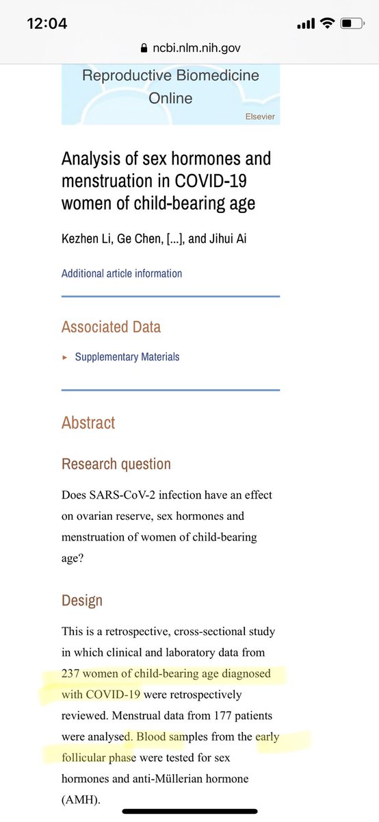 Utterly irresponsibleAn *anthropologist* spreading vaccine hysteria (hate the word but she’s using the uterus to spread vaccine fear) NOT AT ALL controlling forprior COVIDb4 vaccinePerimenopausal included?!?This is why you need GOOD science #MedTwitter #COVID19