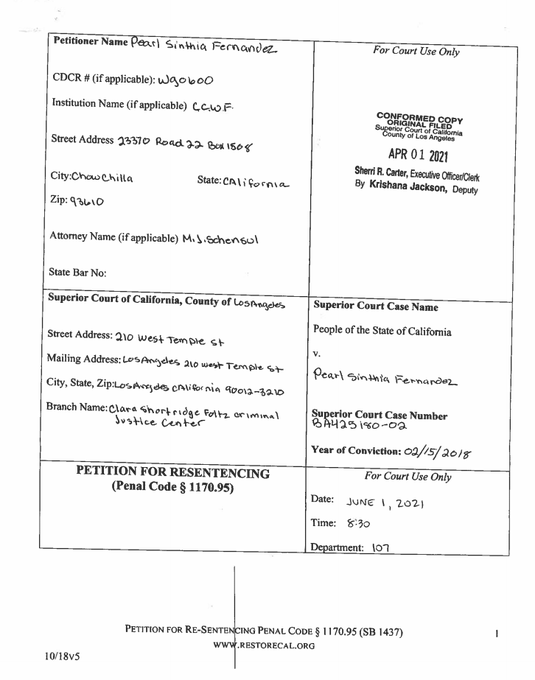 Gabriel Fernandez Mom Convicted Of Murder Torture Petitions For New Sentencing Vacated Murder Conviction
