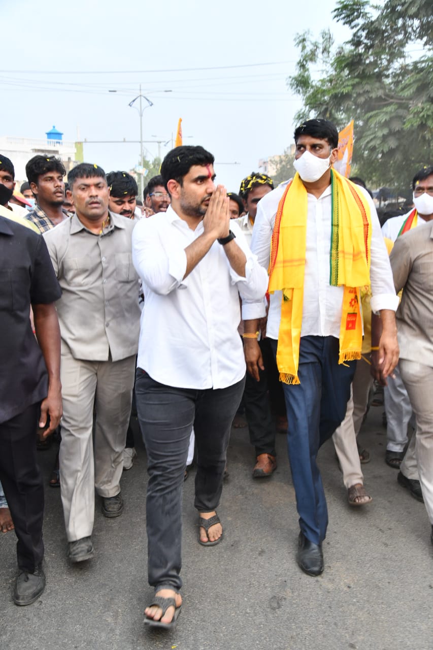 Lokesh Nara on Twitter: "The amazing people of Venkatagiri have left an  indelible impression on me today. Thank you for all the love showered. I  will fondly remember these beautiful moments for