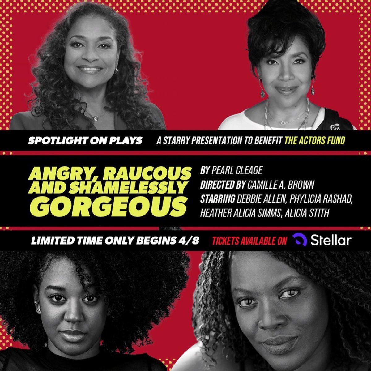 Phylicia Rashad (@phyliciarashad) on Twitter photo I’m so excited for this! ✨ Watch Angry, Raucous and Shamelessly Gorgeous this today at 8:00PM ET! It is available to stream on demand for four days ONLY. Head to the link in <a href="/bwaysbestshows/">Broadway's Best Shows</a> to purchase your individual tickets. I’m so excited for this! ✨ Watch Angry, Raucous and Shamelessly Gorgeous this today at 8:00PM ET! It is available to stream on demand for four days ONLY. Head to the link in <a href="/bwaysbestshows/">Broadway's Best Shows</a> to purchase your individual tickets.