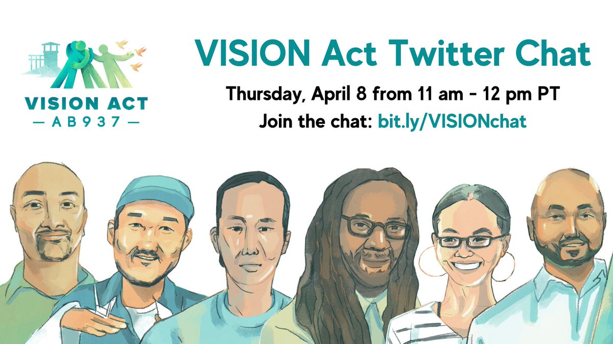 LIVE NOW: Thank you for joining our  #VISIONAct Twitter chat covering the urgent need to  #StopICEtransfers from California’s jails and state prisons! The VISION Act (AB 937) is authored by  @AsmCarrillo, and backed by a strong coalition of organizations and legislative leaders.