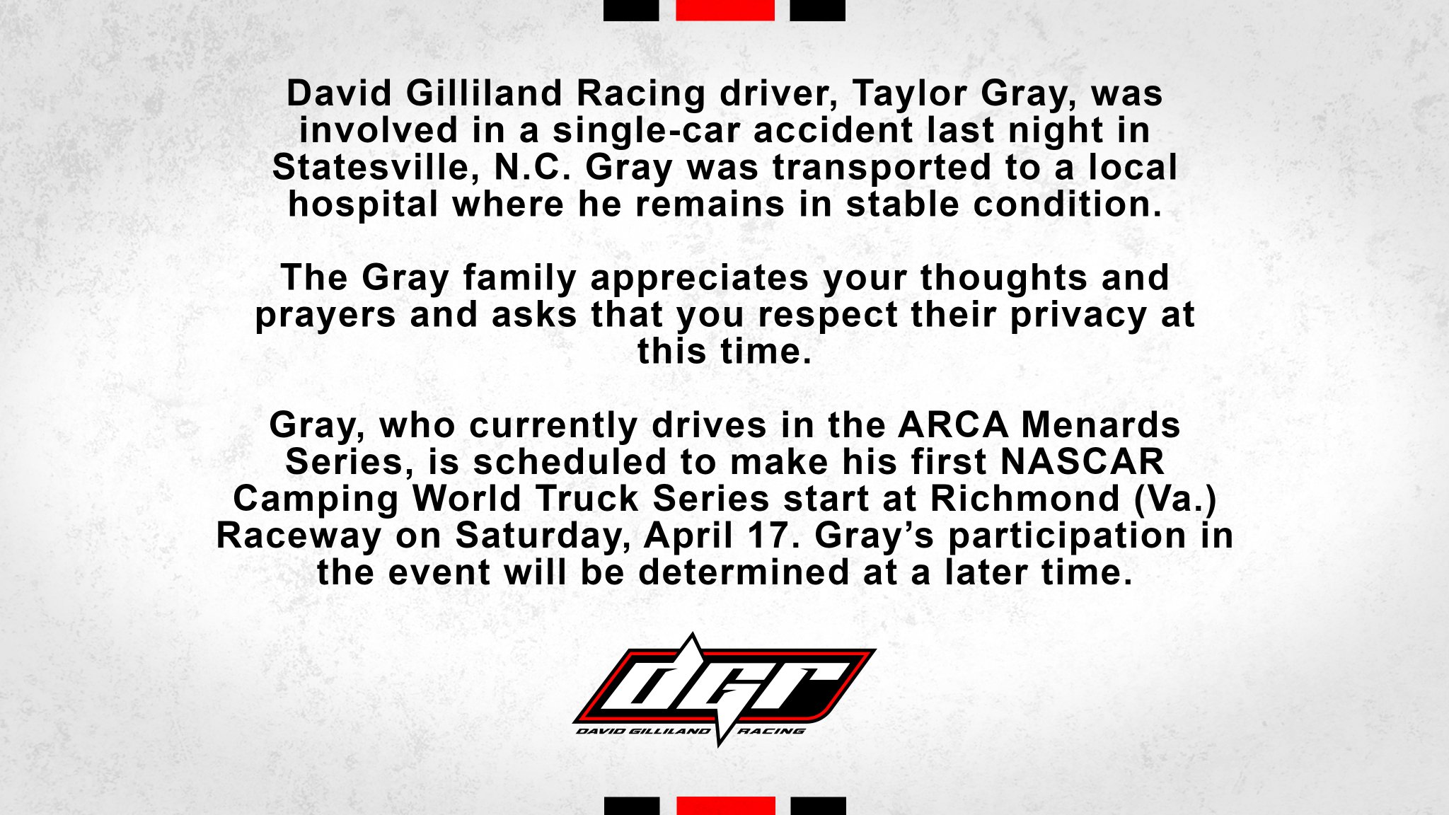 David Gilliland Racing on Twitter: 
