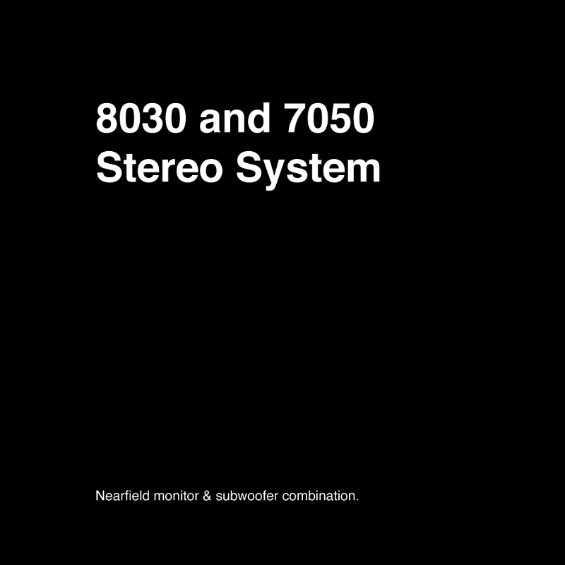 Genelec's tweet photo. #GenelecProAtHome Compact reference monitoring right down to 24 Hz. Whose room needs an 8030 &amp; 7050 bundle?