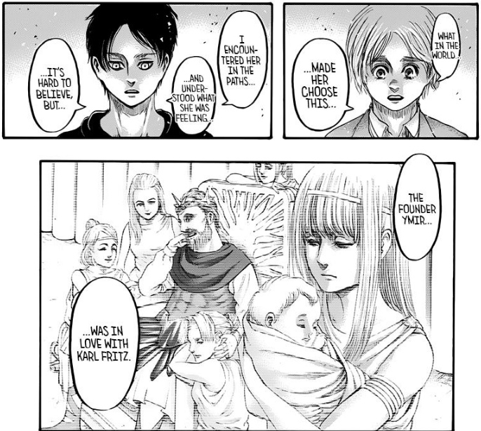 Like what is this man. Eren and Armin's exchange is Isayama lampshading just how ridiculous of a "revelation" this is  #aot139spoilers