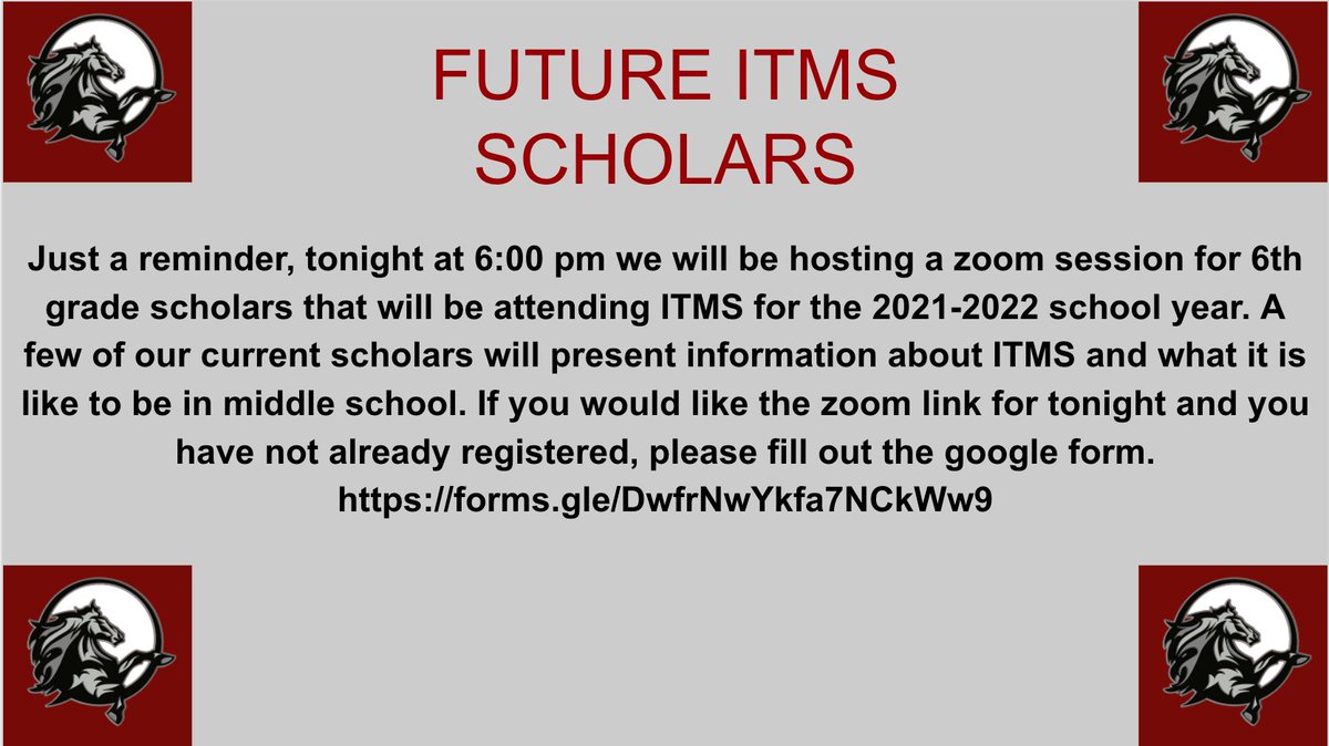 ITMSMUSTANGS's tweet image. forms.gle/DwfrNwYkfa7NCk…