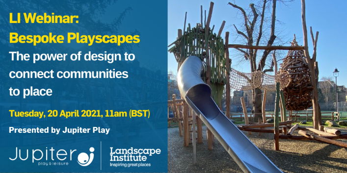 Want to know how to design 'Bespoke Playscapes' ? The Landscape Institute UK offers a FREE Webinar for you to find out! JOIN on April 20th.
Register here: …r-bespoke-playscapes.eventbrite.co.uk/?aff=partn  
<a href="/talklandscape/">Landscape Institute</a> <a href="/ifla_europe/">IFLA EUROPE</a> <a href="/IntFedLandArch/">IFLA World</a> <a href="/AILA_National/">Landscape Architects</a> <a href="/ASLA_NY/">New York ASLA</a> <a href="/landscapecareer/">#ChooseLandscape</a> <a href="/landarchmag/">Landscape Architecture Magazine</a>