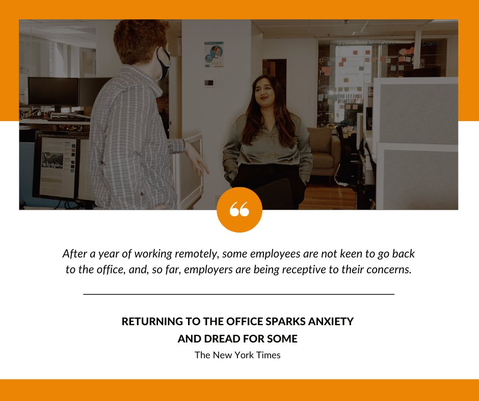 "After a year of working remotely, some employees are not keen to go back to the office, and, so far, employers are being receptive to their concerns." ow.ly/iKxF50EhPFN

#InsuranceIndustry #WorkFromHome #Claims #Adjusters #Syndicate #EveryClaimEveryTime