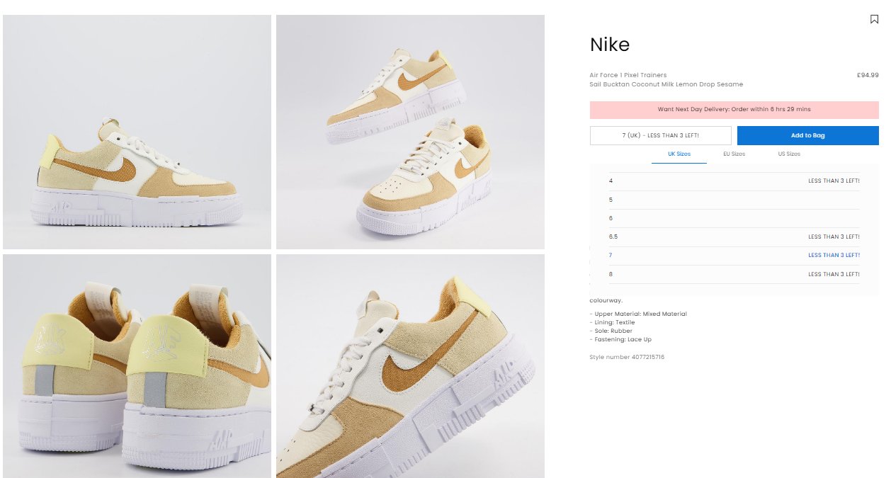 restock air force 1 pixel