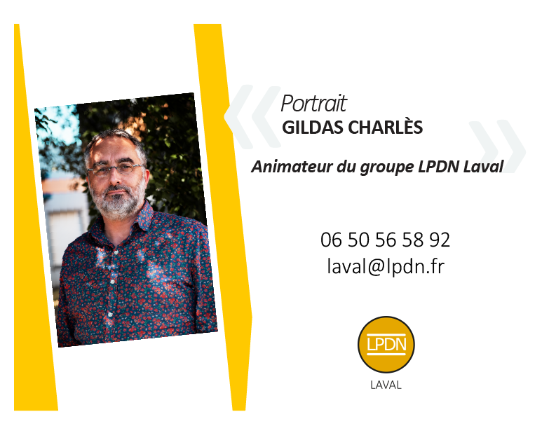 LavalLpdn's tweet photo. 🙋Portrait d’animateur
Le 2 avril dernier, lors de la réunion de présentation #LPDN vous avez découvert @Gildas_Charles . Consultant depuis de nombreuses années, Gildas devient animateur du groupe LPDN Laval pour développer le réseau des professionnels mayennais du numérique. https://t.co/nIe1WVBSyI