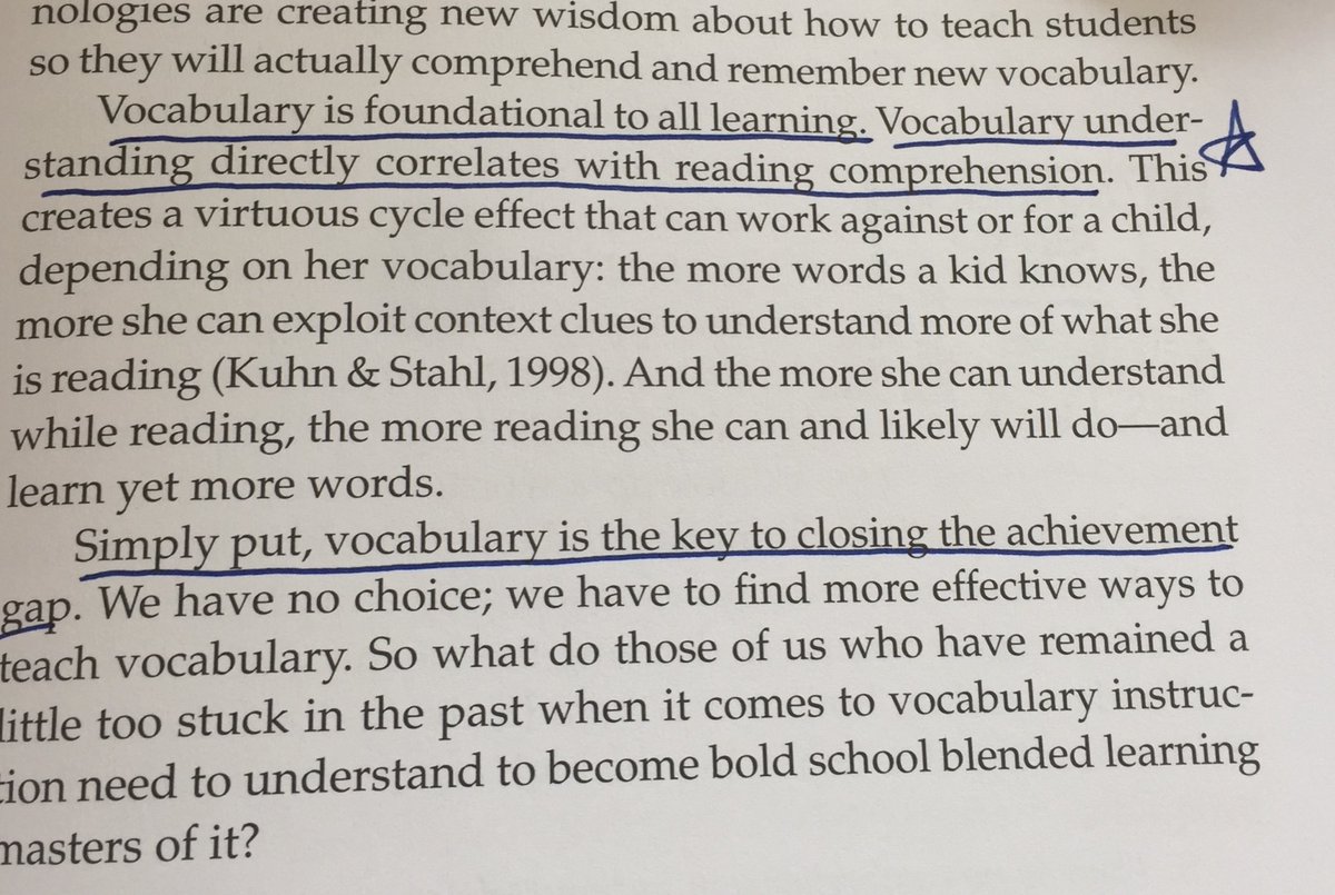 Well said by ⁦@Wes_Kieschnick⁩ #BoldSchool Vocabulary closes achievement gaps & accelerates learning. #wcpsmd #ReadWriteThink.