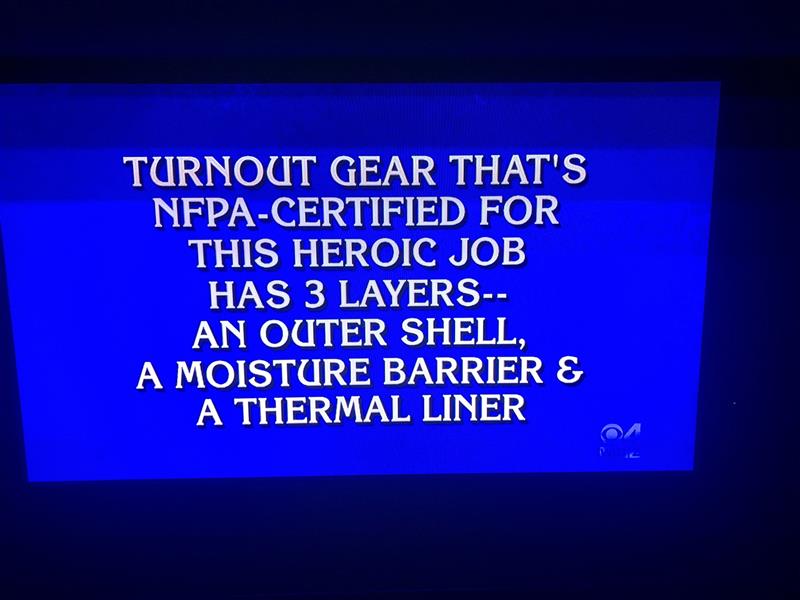 Sparky_Fire_Dog's tweet photo. TRIVIA! ❓ Who knows the answer to this question that was on @Jeopardy last night?! Reply to us if you know it, bonus points if you use emojis in your answer! https://t.co/oQdI0QEczH