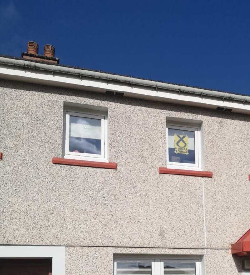 HumzaYousaf's tweet image. Nice to see plenty of #HumzaForPollok window posters out and about around the constituency! #BothVotesSNP