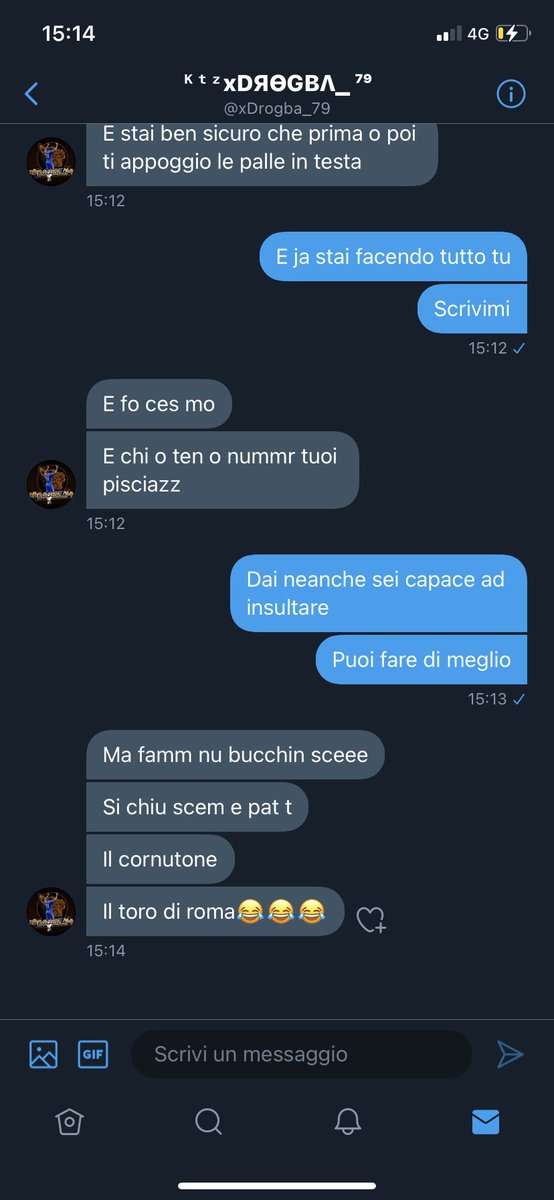 La community che ci piace, rosicare perchè si perde una partita al punto da arrivare a certe parole...

Complimenti @xDrogba_79 sei fortissimo, molto più su una tastiera che sul campo.

Mi dispiace, ma prima l’uomo e poi il player.

@OffSidePage_ <a href="/pctransfermarkt/">🇮🇹 PRO CLUBS TRANSFERMARKT🔍</a> <a href="/NewsProclub/">News Proclub</a>