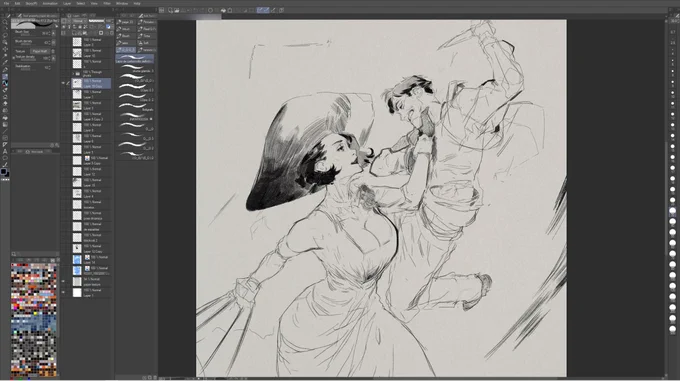 "There you are" 
#wip #CLIPSTUDIOPAINT #ResidentEvilVillage #RE8  #REShowcase 