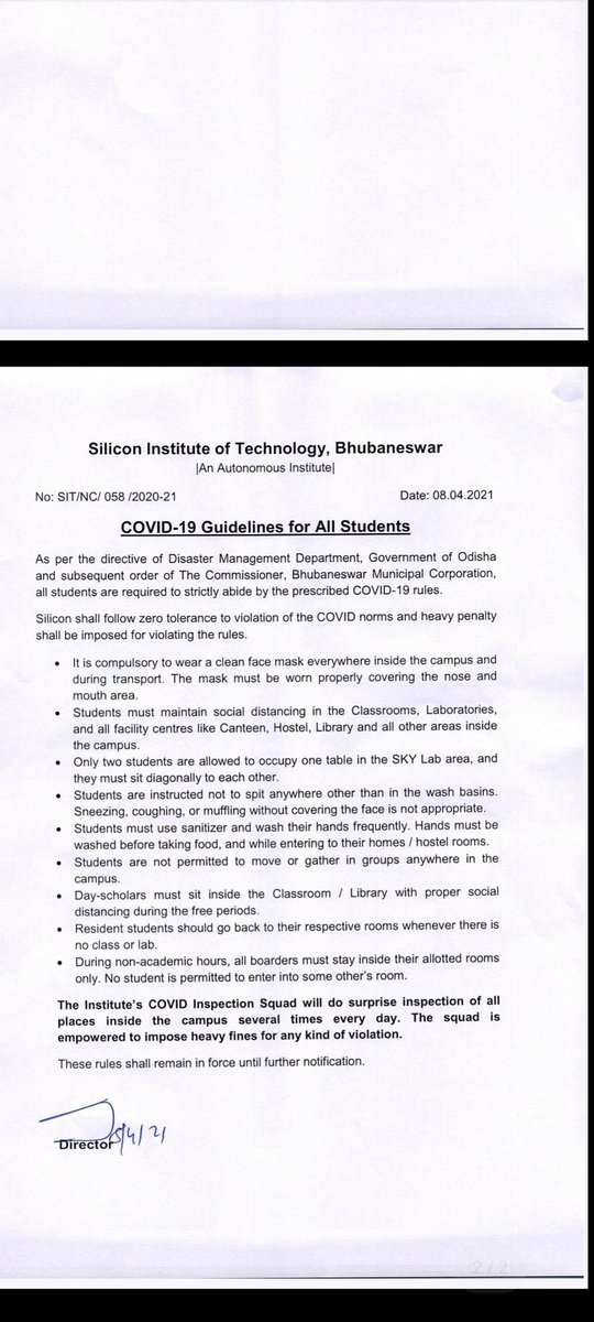 the_humble_lazy's tweet photo. Just wanted to ask @bmcbbsr and @Silicontech_bbs why is it so necessary to conduct physical classes when covid is growing so disastrous and when all other colleges and even the IT industry is working in remote mode......who is going to be responsible if any havoc happens https://t.co/F11kBAx9OD
