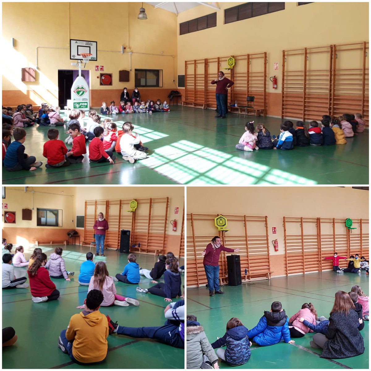 Sant_Isidre's tweet photo. També hem tingut "Conta contes" amb Susu Benítez. A més de activitats internes com la "Gymkana Matemática" en la que hem comptat llegums :) i "La busqueda del Puzzle" activitat mig ambiental preparada per la tutoría de 5º ¡gràcies xiquets i xiquetes! https://t.co/7dLN9ic2d3