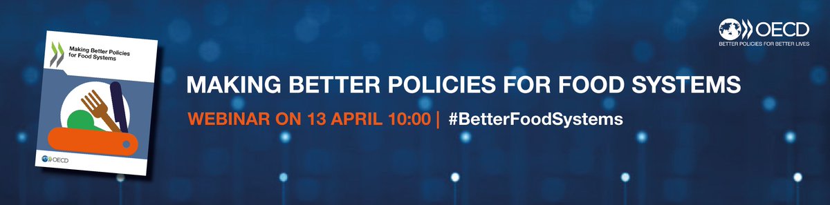 Next week, @OECDagriculture
 & #EEACNetwork members will discuss better policies for better food systems.

Join the conversation 
👉 bit.ly/3dIj2GZ 

We look forward to a fruitful exchange!