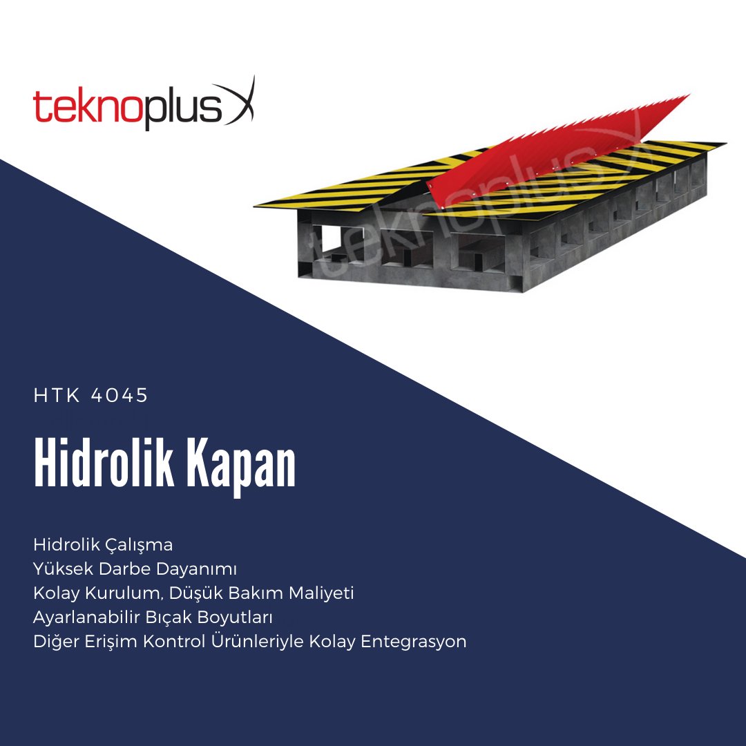 #HTK4045 #HidrolikKapan #YolKapanı
#LastikKapanı #Teknoplus #GeçişKontrolSistemleri