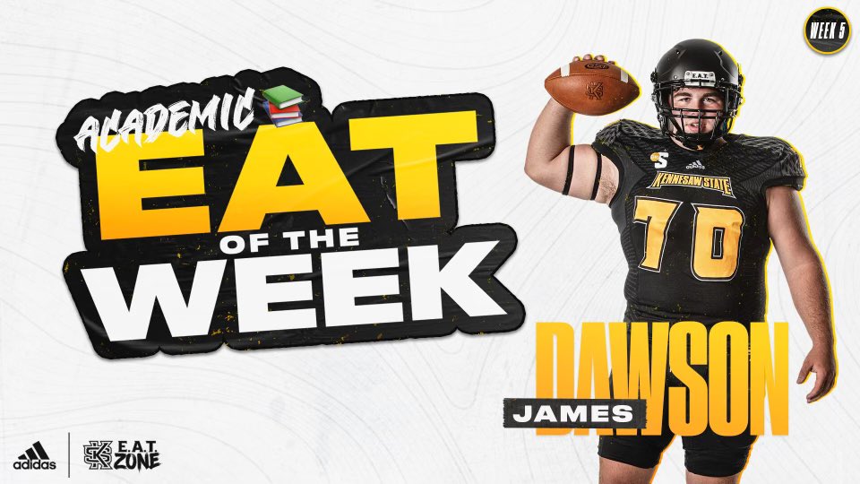 KSUFBRecruiting's tweet image. Congrats to @x_base8 and @JamesDawson64 on earning this weeks Academic EAT of the week!

#EATZone x @kennesawstfb