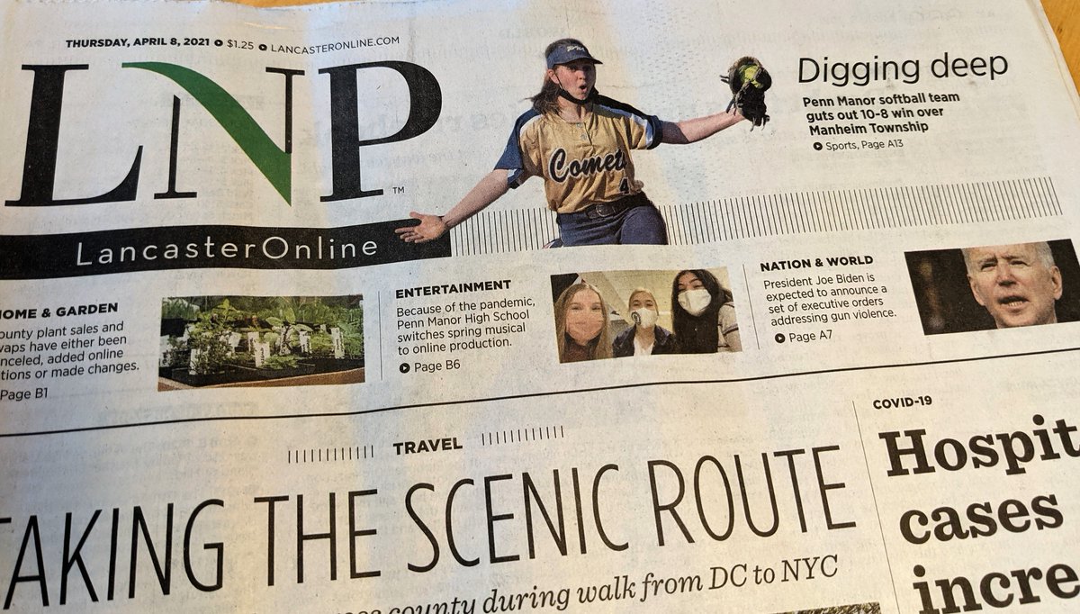 pennmanor's tweet image. Many thanks to LNP @LancasterOnline for the terrific coverage of Penn Manor students and staff in this morning's newspaper!