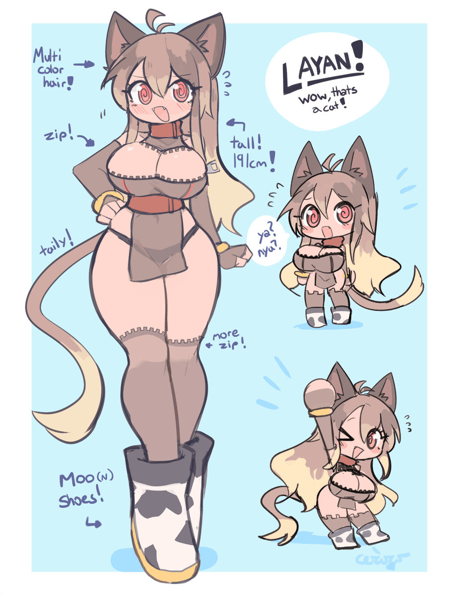 I develop this cat more!! thank you 4 liking and hope you enjoy layan!! 