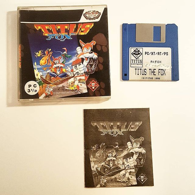 neobytebcn's tweet photo. Esto es un pequeño fragmento de nostalgia 🥲
El juego "Titus the Fox" en formato diskette 3,5" 💾
¿Algún seguidor lo llegó a jugar?
#TitusTheFox #Proein #Diskette #RetroGames #Gaming #Retro #Nostalgia #Neobyte https://t.co/NrjWHLkrhl