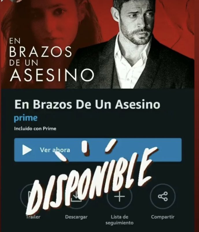 thanyalopezv's tweet photo. Ya disponible en @PrimeVideoMX @brazosdeasesino https://t.co/kfyhO3UAxn