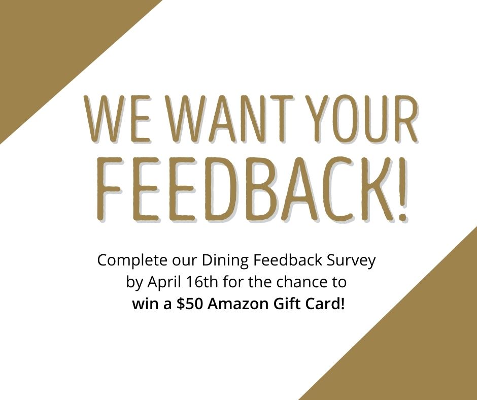 mariettadining's tweet photo. 💬 We want your feedback! Take this quick survey before 4/16 for a chance to win a $50 Gift Card. We appreciate your input, as it helps us grow and adapt to give you the best experience possible. Click the link to take the survey: https://t.co/lW74z28LAx https://t.co/c8Dgtc68zf