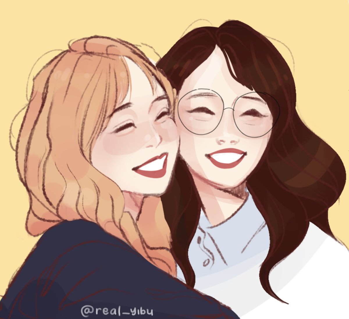 real_yibu's tweet image. for @VivifromTheCape !! i hope this brightens your day!&amp;lt;3
#LOONA #loonafanart #HaSeul #ViVi