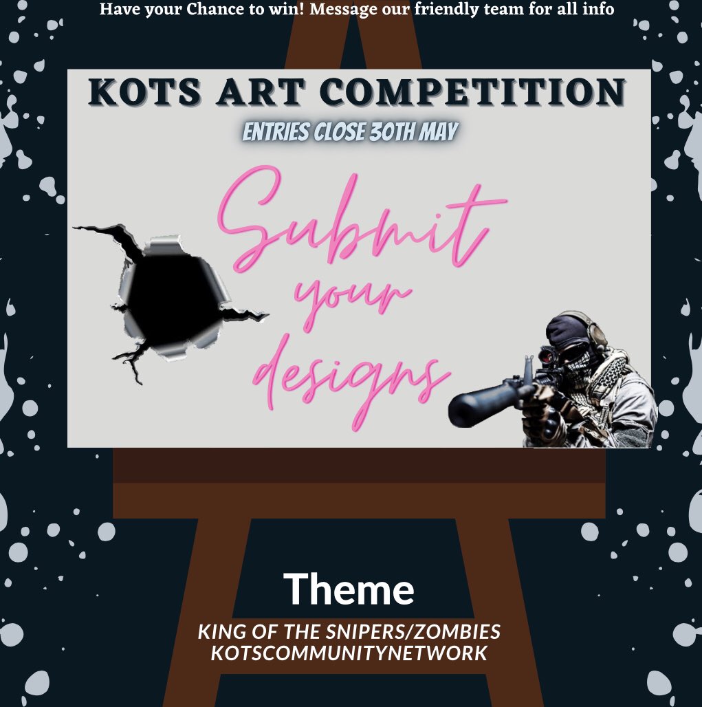 AustralESports's tweet photo. #KOTSArtComp is still open to your amazing entries
We can’t wait to see what else the #KOTSCommunity has to showcase⚡️
If you have any questions, please message our team for ALL info! Check the ^hashtag for related posts✨
#ArtistOnTwitter #artistsupport #KOTSCommunityNetwork https://t.co/vfg1R70Pc8