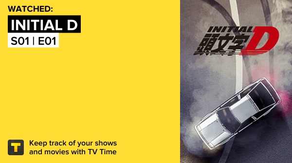 Dunkaan_'s tweet photo. Oh look that, this is S01 | E01 of Initial D! #initiald and that's all  https://t.co/vpbIu24WVh #tvtime https://t.co/8Qk7WgDtyk