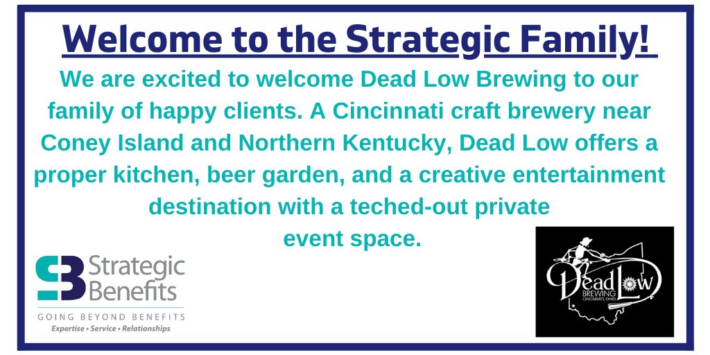 Strategic welcomes <a href="/DeadLowBrewing/">Dead Low Brewing</a> to the family! #strategicbenefits #employeebenefits #goingbeyondbenefits #deadlowbrewing #coneyisland #happyclients