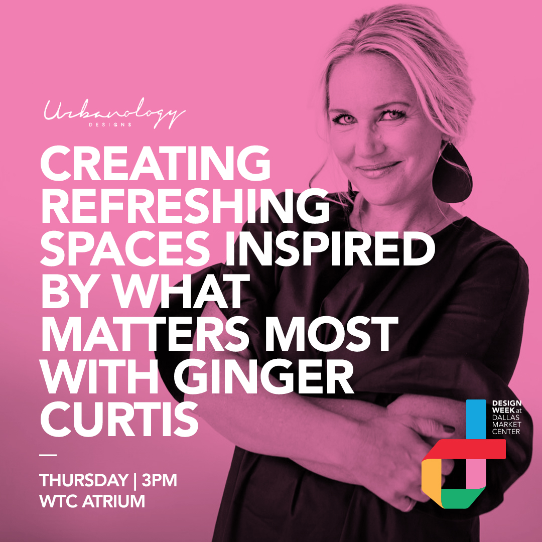 DallasMarket's tweet image. Design Week concludes today: join us for a FULL day of events including the 3pm talk with Ginger Curtis followed by a reception and chance to win more than $5000 in showroom merch! #dallasmarket #designweek #dallasdesignweek #b2b #design #home