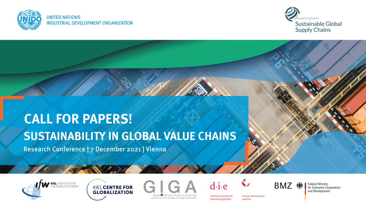 UNIDO's tweet photo. #UNIDO call for applied &amp; policy-relevant research 📢

As the world confronts a #pandemic, a recession &amp; a climate crisis, we need to closer investigate the role of global #valuechains in shaping the recovery.

Find more information here: https://t.co/rPdAt5xim0 https://t.co/3rYVDeVHbk