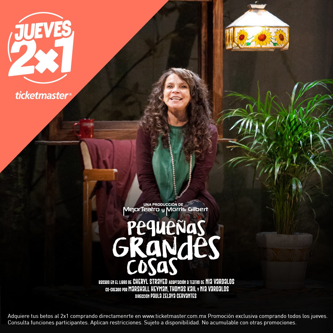 Queridos todos: sólo por hoy tenemos boletos al 2x1 aquí: bit.ly/PequeñasCosasTM para que visites #PequeñasGrandesCosas en el  <a href="/teatro_milan/">Teatro Milán</a>. 

Apresúrate qué hay muy pocos. Siempre tuya. Sugar ❤️