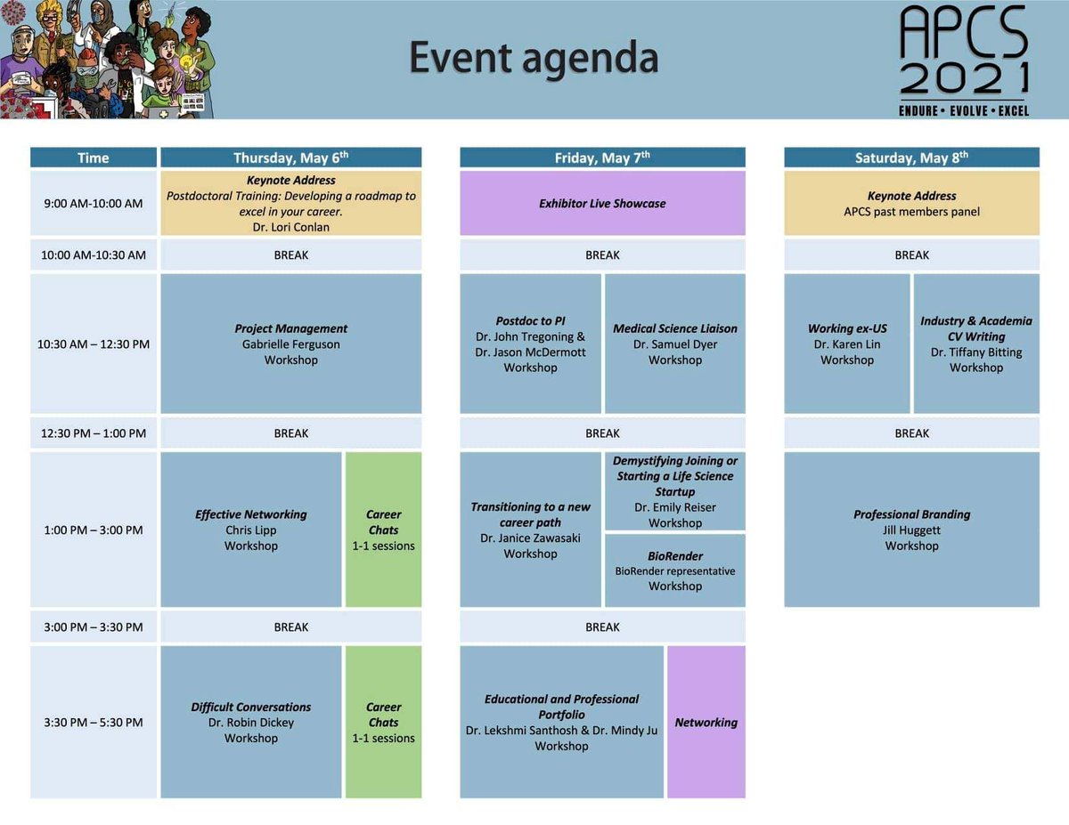 tmcapcs's tweet image. We are excited to launch the registration for the 10th Annual #Postdoc #Career Symposium! Whether you are looking for a career in #industry or #academia there are plenty of exciting options here to explore! Register below and join us May 6th - 8th!
whova.com/portal/registr…