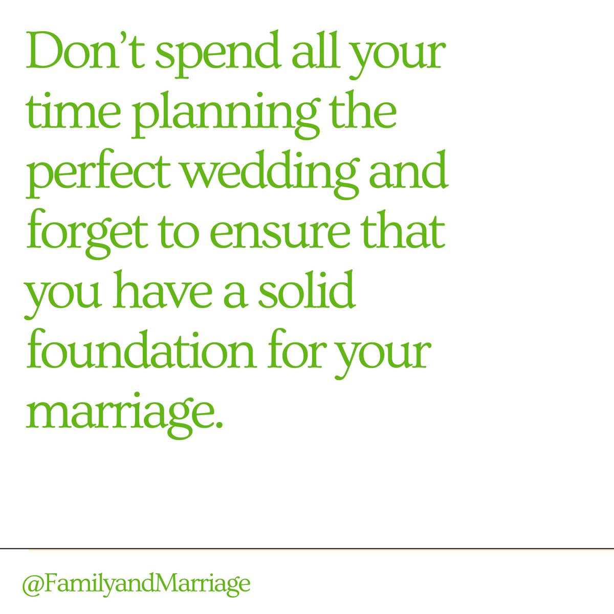 FamilyandM's tweet photo. Ensure that you have a solid foundation. .
.
.
.
#TeamRutherford #marriedlife #marriage101 #millennialmarriage #family #marriagegoals #marriageadvice #blacklove #ido #engaged https://t.co/tfhR1A9Pu6