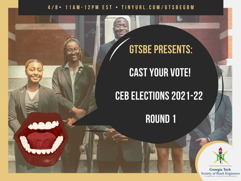 The elections for 2020 – 2021 GTSBE Executive Board will take place in the coming two weeks! Please see the information below for more information on the process and how to join in the virtual meetings via Bluejeans. **note: all times provided are Eastern Standard Time**