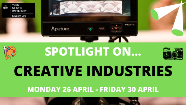 ysjstu_success's tweet photo. Are you interested in a career in a Creative Industry? 📽️🎨🎭

Attend our Spotlight On... Creative Industries week to learn more about how to prepare yourself for a career in a creative industry!

👉Click here to browse the events and book your place: https://t.co/zjpNoODb2z https://t.co/38YxMrU0Z2