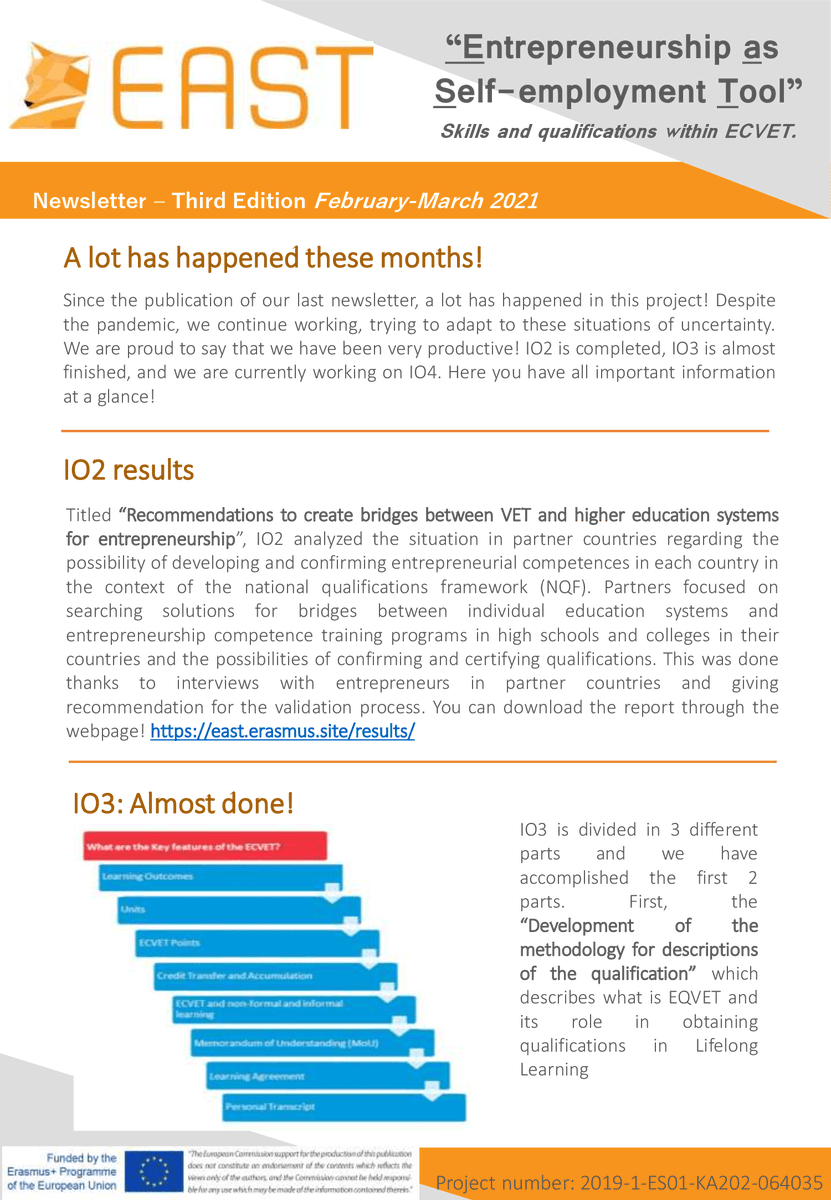 InnohubValencia's tweet photo. Here you have our latest Newsletter for @EAST_EUproject https://t.co/DM4o9WX71v