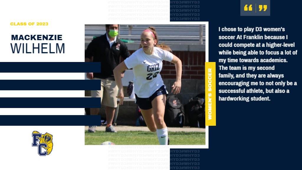FCGrizAthletics's tweet photo. Day four of our D3 Week student-athlete profiles sees members from @FCGrizXCTF, @FCGrizWBall, @FCGrizWSoccer and @FCGrizWTen tell us #WhyD3 and FC were right for them. #FCD3Week2021 #TeamGriz https://t.co/FNtgdBbT1K