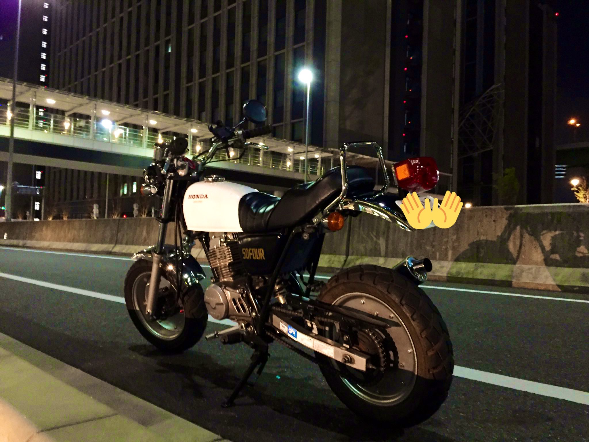 Ape's rear fender to CB400F style！【Honda Ape100】 - YouTube